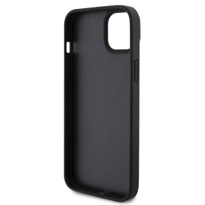 Оригинален твърд гръб FERRARI Twist Metal Logo - iPhone 15 Plus черен - Img 7