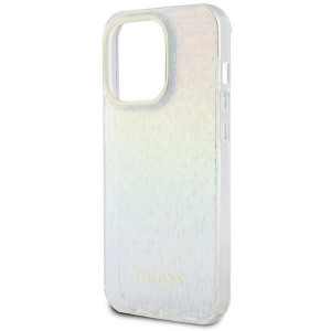 Оригинален твърд гръб GUESS IML Faceted Mirror Disco Iridescent - iPhone 15 Pro многоцветен - Img 6