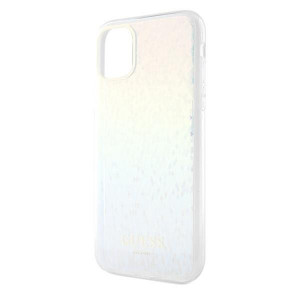 Оригинален твърд гръб GUESS IML Faceted Mirror Disco Iridescent - iPhone 11 многоцветен - Img 6