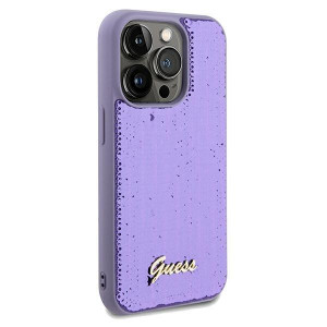 Оригинален твърд гръб GUESS Sequin Script Metal - iPhone 13 Pro Max лилав - Img 4