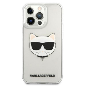 Оригинален твърд гръб KARL LAGERFELD Choupette Head KLHCP13XCTR - iPhone 13 Pro Max прозрачен - Img 3