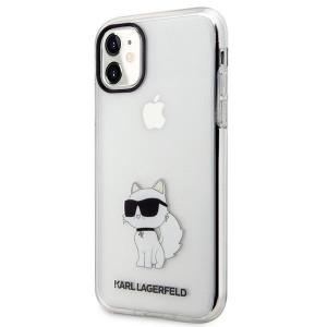 Оригинален твърд гръб KARL LAGERFELD Ikonik Choupette KLHCN61HNCHTCT - iPhone 11 прозрачен - Img 2