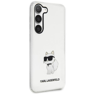 Оригинален твърд гръб KARL LAGERFELD Ikonik Choupette KLHCS23MHNCHTCT - Samsung Galaxy S23+ прозрачен - Img 4