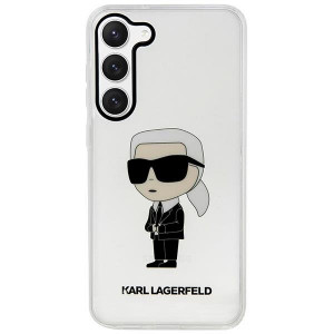 Оригинален твърд гръб KARL LAGERFELD Ikonik KARL LAGERFELD KLHCS23SHNIKTCT - Samsung Galaxy S23 прозрачен - Img 3