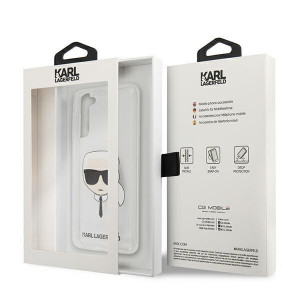 Оригинален твърд гръб KARL LAGERFELD Karl's Head KLHCS21MKTR - Samsung Galaxy S21+ 5G прозрачен - Img 8