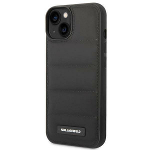 Оригинален твърд гръб KARL LAGERFELD Puffy Elongated Logo KLHCP14MPSQAK - iPhone 14 Plus черен - Img 2