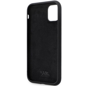Оригинален твърд гръб KARL LAGERFELD Silicone Ikonik Metal Pin KLHCN61SMHKNPK case - iPhone 11 черен - Img 7
