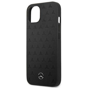 Оригинален твърд гръб MERCEDES Leather Stars MEHCP13SPSQBK - iPhone 13 mini черен - Img 6
