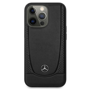 Оригинален твърд гръб MERCEDES Leather Urban MEHCP15LARMBK - iPhone 15 Pro черен - Img 3