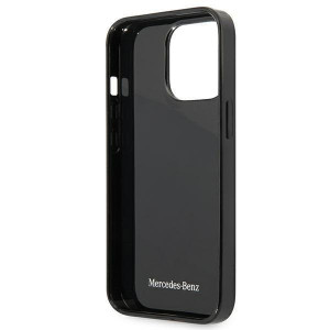 Оригинален твърд гръб MERCEDES Stars MEHCP13XESPBK - iPhone 13 Pro Max сребрист / черен - Img 7
