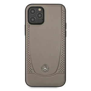 Оригинален твърд гръб MERCEDES Urban MEHCP12LARMBR - iPhone 12 Pro Max кафяв - Img 3