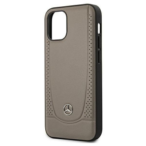 Оригинален твърд гръб MERCEDES Urban MEHCP12SARMBR - iPhone 12 mini кафяв - Img 6