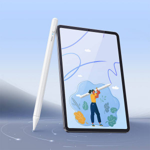 Писалка за тъч скрийн BASEUS Smooth Writing 2 с LED индикатор бяла - Img 10