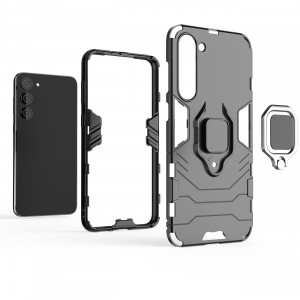 Подсилен гръб с магнитна стойка Ring Armor - iPhone 14 Plus черен - Img 11