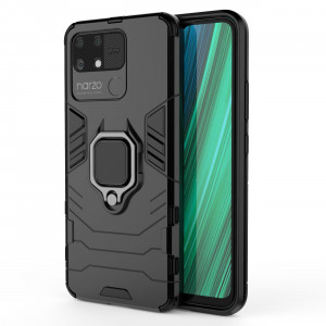 Подсилен гръб с магнитна стойка Ring Armor - Realme narzo 50A черен - Img 13