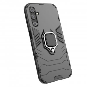 Подсилен гръб с магнитна стойка Ring Armor - Samsung Galaxy A24 черен - Img 7