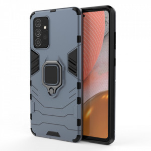 Подсилен гръб с магнитна стойка Ring Armor - Samsung Galaxy A72 син - Img 2