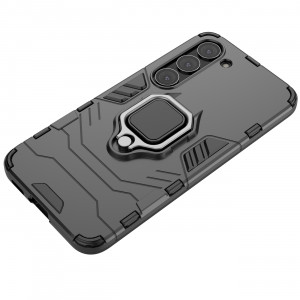 Подсилен гръб с магнитна стойка Ring Armor - Samsung Galaxy S23 черен - Img 6