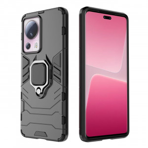 Подсилен гръб с магнитна стойка Ring Armor - Xiaomi 13 Lite черен - Img 12