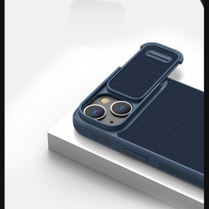 Подсилен гръб с подвижно покритие за камерата NILLKIN Textured S MagSafe - iPhone 14 зелен - Img 13