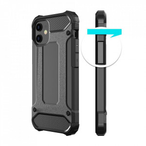 Подсилен гръб Hybrid Armor - iPhone 12 Pro Max черен - Img 10