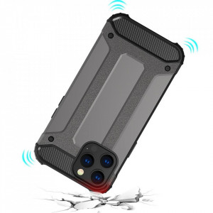 Подсилен гръб Hybrid Armor - iPhone 14 Pro черен - Img 7