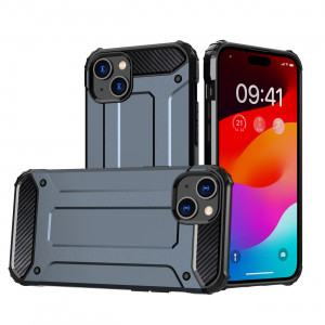 Подсилен гръб Hybrid Armor - iPhone 15 Plus син - Img 1