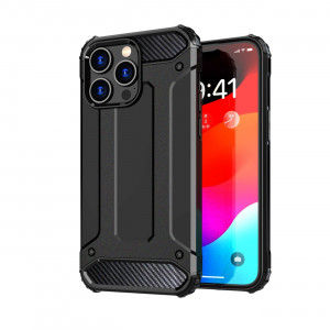 Подсилен гръб Hybrid Armor - iPhone 15 Pro син - Img 2