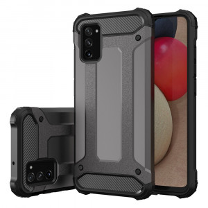 Подсилен гръб Hybrid Armor - Samsung Galaxy A03s черен - Img 2