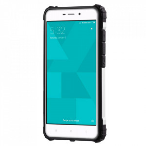 Подсилен гръб Hybrid Armor - Xiaomi Redmi 4A сребрист - Img 3