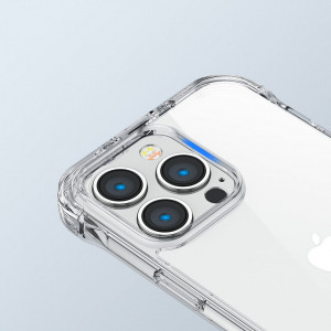 Подсилен гръб JOYROOM Defender със стойка - iPhone 14 (JR-14H1) прозрачен - Img 4