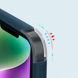 Подсилен гръб NILLKIN Super Frosted Shield Pro - iPhone 14 Plus тъмнозелен - Img 8