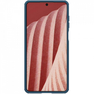 Подсилен гръб NILLKIN Super Frosted Shield Pro - Samsung Galaxy A73 5G син - Img 3