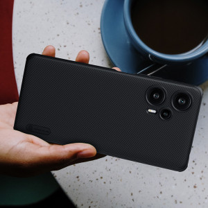 Подсилен гръб NILLKIN Super Frosted Shield Pro - Xiaomi Redmi Note 12 Turbo / Poco F5 черен - Img 16