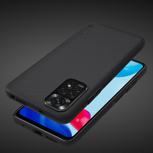Подсилен гръб NILLKIN Super Frosted Shield - Xiaomi Poco M4 Pro 5G / Redmi Note 11S 5G / 11T 5G черен - Img 15
