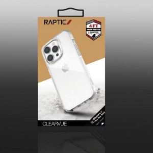 Подсилен гръб Raptic X-Doria Clearvue - iPhone 14 Pro Max прозрачен - Img 3