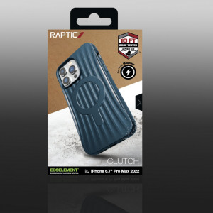Подсилен гръб Raptic X-Doria Clutch MagSafe - iPhone 14 Pro Max син - Img 5