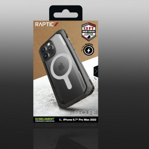 Подсилен гръб Raptic X-Doria Secure MagSafe - iPhone 14 Pro Max черен - Img 5