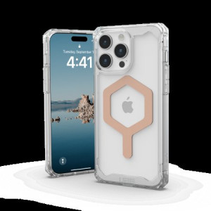 Подсилен гръб UAG Plyo Pro MagSafe - iPhone 15 Pro Max ice-gold розов - Img 3