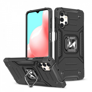 Подсилен гръб WOZINSKY Ring Armor със стойка - Samsung Galaxy A32 5G черен