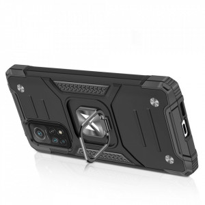 Подсилен гръб WOZINSKY Ring Armor със стойка - Samsung Galaxy A72 черен - Img 7
