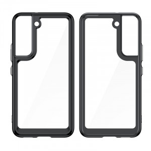 Прозрачен гръб с гел рамка Outer Space - Samsung Galaxy S23+ черен - Img 4