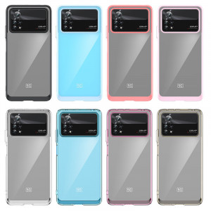 Прозрачен гръб с гел рамка Outer Space - Xiaomi Poco X4 Pro 5G син - Img 6