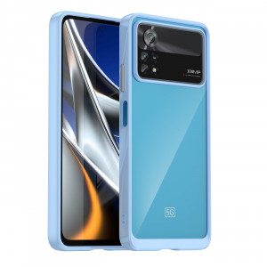 Прозрачен гръб с гел рамка Outer Space - Xiaomi Poco X4 Pro 5G син - Img 14