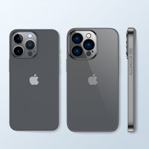 Прозрачен гръб с металическа рамка JOYROOM 14Q - iPhone 14 Plus (JR-14Q3) черен - Img 2