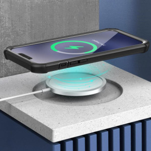 Прозрачен калъф 360° с черна рамка SUPCASE Iblsn Ares - iPhone 13 - Img 6