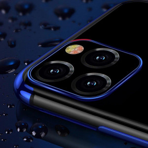 Прозрачен силиконов гръб с цветен кант Clear Color - Samsung Galaxy A52 / A52 5G / A52s 5G черен - Img 3