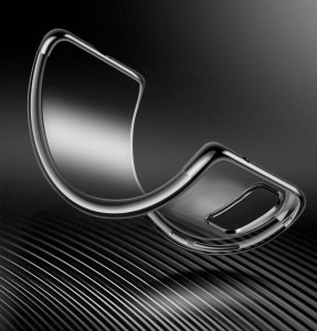 Прозрачен силиконов гръб с цветен кант Clear Color - Samsung Galaxy A72 син - Img 8