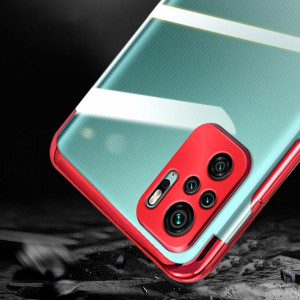 Прозрачен силиконов гръб с цветен кант Clear Color - Xiaomi Redmi Note 10 5G / Poco M3 Pro / M3 Pro 5G черен - Img 4