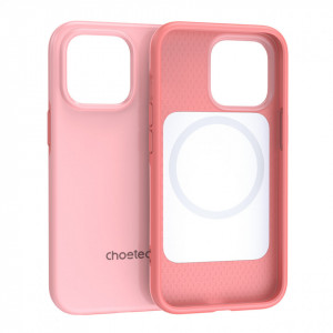 Противоударен гръб CHOETECH MFM Anti-drop MagSafe - iPhone 13 Pro Max розов - Img 6